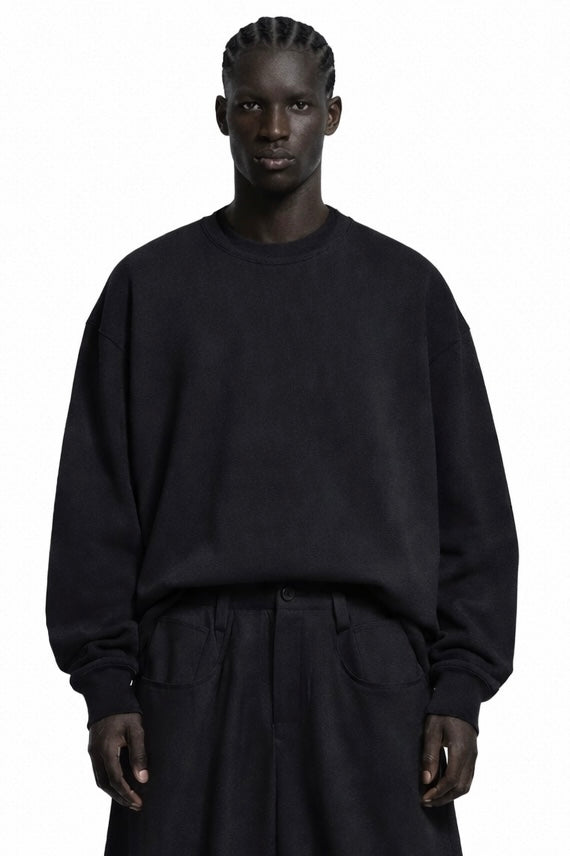 Structured oversized sweatshirt